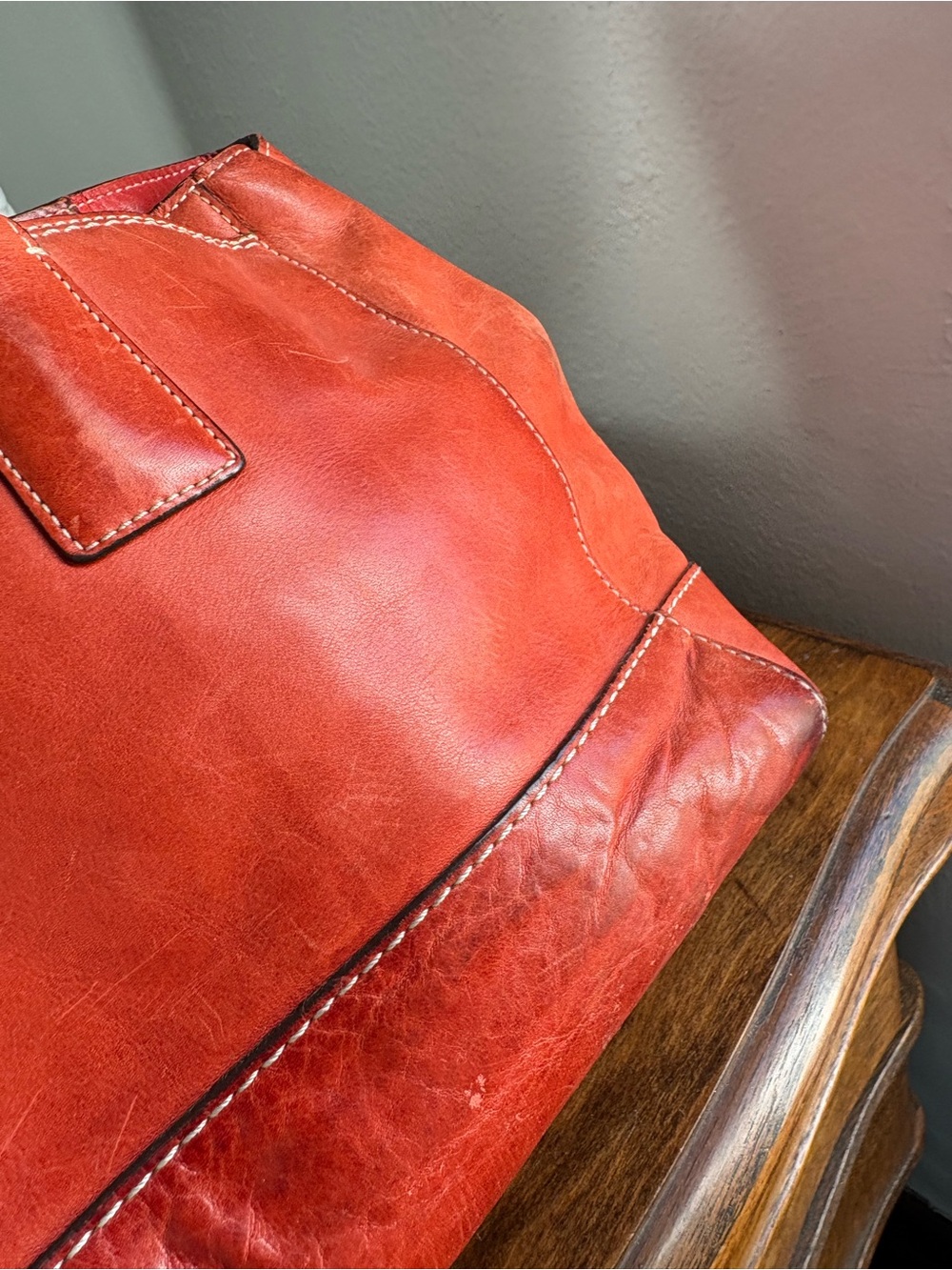 Coach orange Madeline Satchel shoulder bag - Picture 10 of 11
